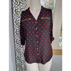 Portlandia Express Button Down Blouse